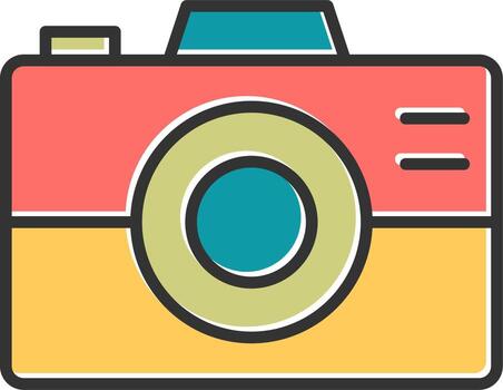 icono de vector de camara