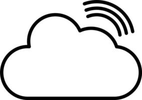 rss nube vector icono