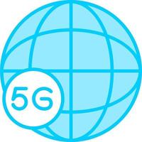 Global 5g Internet Vector Icon