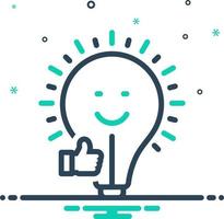 mix icon for affect vector