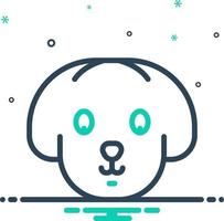 mix icon for pet vector