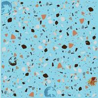 Soft sky blue terrazzo pattern for web and print design. vector