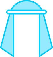 Muslim Scarf Vector Icon