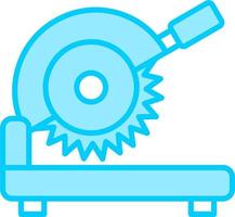 Metal Cutting Machine Vector Icon