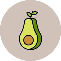 Avocado Vector Icon