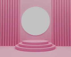 Abstract scene background. Product presentation, mock up, show cosmetic product, Podium, stage pedestal or platform. 3d render photo
