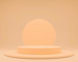 3d illutration background abstract stage studio simple minimalist pastel color photo