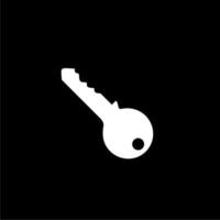 Silhouette of the Key for Icon, Symbol, Sign, Pictogram, Website, Apps, Art Illustration, Logo or Graphic Design Element. Vector Illustration