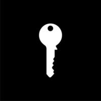 Silhouette of the Key for Icon, Symbol, Sign, Pictogram, Website, Apps, Art Illustration, Logo or Graphic Design Element. Vector Illustration