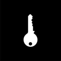 Silhouette of the Key for Icon, Symbol, Sign, Pictogram, Website, Apps, Art Illustration, Logo or Graphic Design Element. Vector Illustration