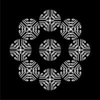 Ornamental Motifs Pattern Circle-Shaped for Decoration, Motifs Pattern, Ornate, Background, Website or Graphic Design Element. Vector Illustration