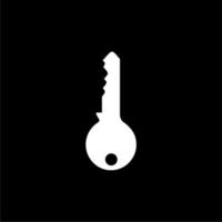 Silhouette of the Key for Icon, Symbol, Sign, Pictogram, Website, Apps, Art Illustration, Logo or Graphic Design Element. Vector Illustration