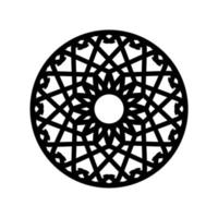 Ornamental Motifs Pattern Circle-Shaped for Decoration, Motifs Pattern, Ornate, Background, Website or Graphic Design Element. Vector Illustration