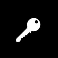 Silhouette of the Key for Icon, Symbol, Sign, Pictogram, Website, Apps, Art Illustration, Logo or Graphic Design Element. Vector Illustration