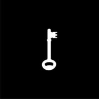 Silhouette of the Key for Icon, Symbol, Sign, Pictogram, Website, Apps, Art Illustration, Logo or Graphic Design Element. Vector Illustration