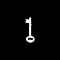 Silhouette of the Key for Icon, Symbol, Sign, Pictogram, Website, Apps, Art Illustration, Logo or Graphic Design Element. Vector Illustration