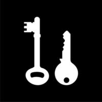 Silhouette of the Key for Icon, Symbol, Sign, Pictogram, Website, Apps, Art Illustration, Logo or Graphic Design Element. Vector Illustration