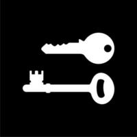 Silhouette of the Key for Icon, Symbol, Sign, Pictogram, Website, Apps, Art Illustration, Logo or Graphic Design Element. Vector Illustration