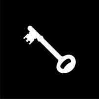 Silhouette of the Key for Icon, Symbol, Sign, Pictogram, Website, Apps, Art Illustration, Logo or Graphic Design Element. Vector Illustration