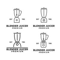 blender icon design minimalist logo set collection vector