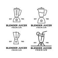 blender icon design minimalist logo set collection vector