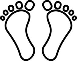 Digital Footprint Vector Icon