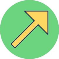 Up Right Arrow Vector Icon