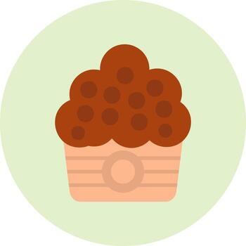 icono de vector de muffin