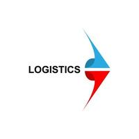 Logistic logo template vector