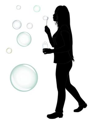 Blowing Bubbles Painting by Michele Thorp - Fine Art America