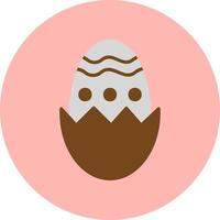 Chocolate Egg Vector Icon
