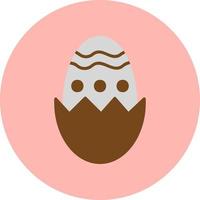 Chocolate Egg Vector Icon