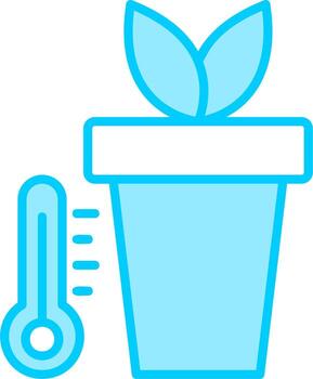 Plant Temperature Vector Icon