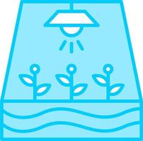 Lighting on plants Vector Icon