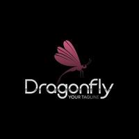 Simple and unique illustration dragonfly include letter D sans serif font image graphic icon logo design abstract concept vector stock. Can be used as a symbol associated with animal or insect