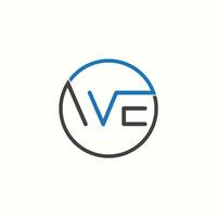 We vector Letter logo