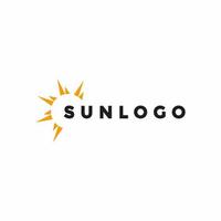 Abstract Sun Logo Design Template vector