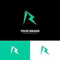 Simple minimalist modern unique logo design vector