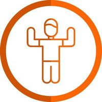 Person Exercising Vector Icon Design