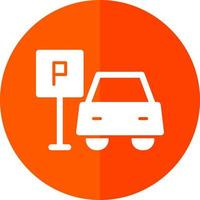 Car Park Vector Icon Design