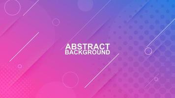 abstract trendy modern pink and blue color background with line, halftone and circle ornament vector illustrations EPS10