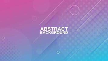 abstract modern geometric pink and blue color background with halftone, line and circle ornament vector illustrations EPS10