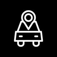Car Location Vector Icon Design