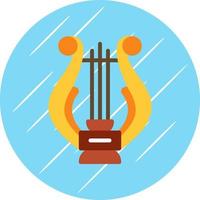 Lyre Vector Icon Design