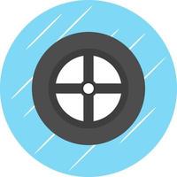 Wheel Vector Icon Design