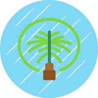 diseño de icono de vector de palm jumeirah