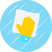 Wipe with Hand Vector Icon Design