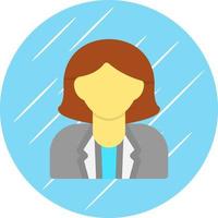 Business Woman Vector Icon Design