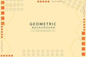 Colorful geometric background with shapes, Abstract shapes compositions vector