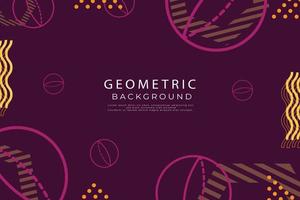 Colorful geometric background with shapes, Abstract shapes compositions vector